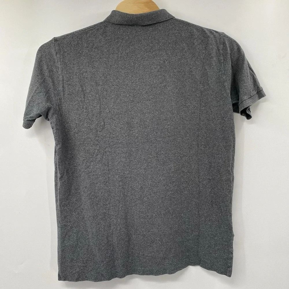 Polo Ralph Lauren Polo Shirt Mens XL Gray Short Sleeve Cotton Pique Pony Logo